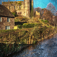 Buy canvas prints of The Castle At Brecon by Ian Lewis