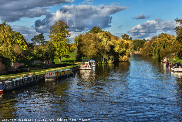 The River Thames at Wallingford Picture Board by Ian Lewis