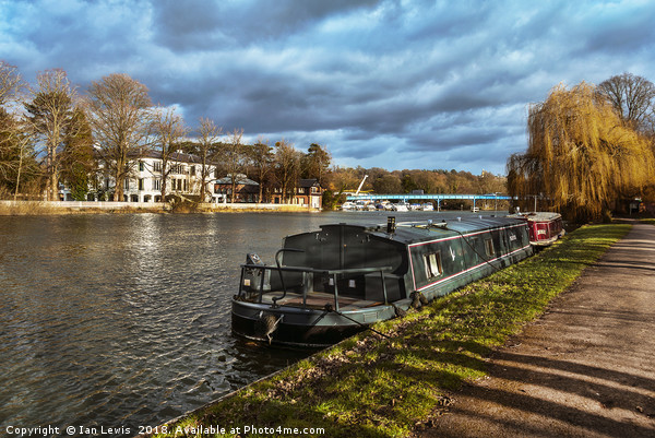 The Thames Path At Cookham Picture Board by Ian Lewis