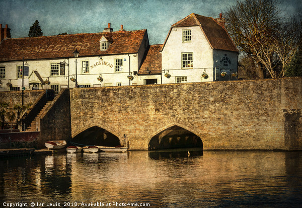 The Bridge At Abingdon Picture Board by Ian Lewis