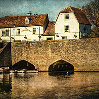 Buy canvas prints of The Bridge At Abingdon by Ian Lewis