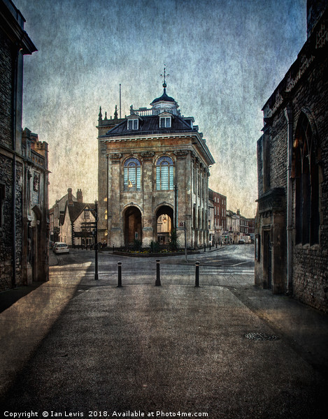 The Town Hall At Abingdon Picture Board by Ian Lewis