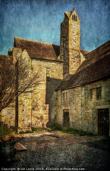 Abingdon Abbey Picture Board by Ian Lewis