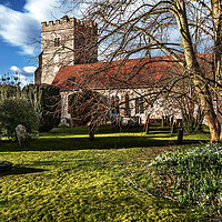 Buy canvas prints of The Parish Church At Cookham by Ian Lewis