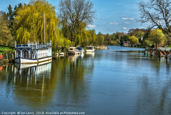 The River Thames At Streatley Picture Board by Ian Lewis