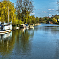 Buy canvas prints of The River Thames At Streatley by Ian Lewis