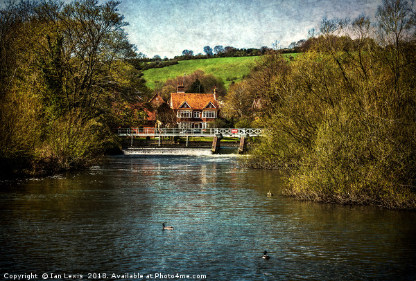 Over The Thames To Streatley Picture Board by Ian Lewis