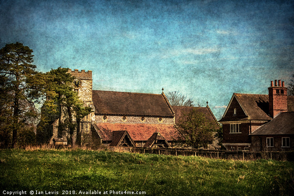 The Church at Streatley on Thames Picture Board by Ian Lewis