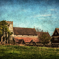 Buy canvas prints of The Church at Streatley on Thames by Ian Lewis