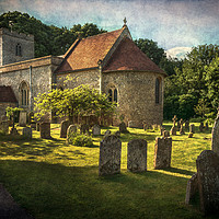 Buy canvas prints of St Peter and St Paul Checkendon by Ian Lewis