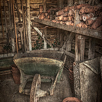 Buy canvas prints of The Garden Shed by Ian Lewis