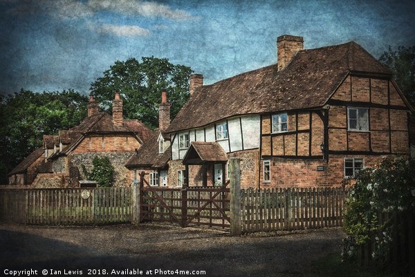An Oxfordshire Village Picture Board by Ian Lewis