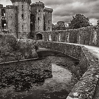 Buy canvas prints of The Castle Moat by Ian Lewis