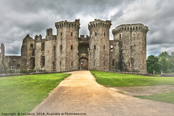 Gateway To The Castle Picture Board by Ian Lewis