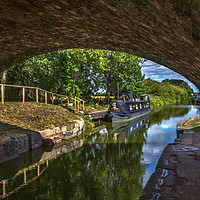 Buy canvas prints of Under The Bridge At Pewsey Wharf by Ian Lewis