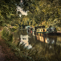 Buy canvas prints of The Kennet and Avon at Pewsey by Ian Lewis