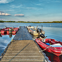 Buy canvas prints of Landing Stage by Ian Lewis