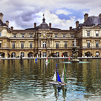 Buy canvas prints of Palais du Luxembourg, Paris by Ian Lewis