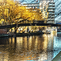 Buy canvas prints of The River Kennet In Reading by Ian Lewis