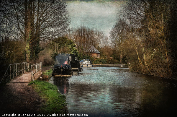 A Walk By The Kennet Picture Board by Ian Lewis