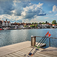 Buy canvas prints of Prepared For Rowing At Henley by Ian Lewis