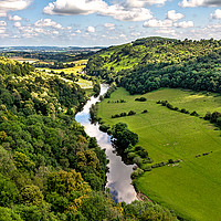Buy canvas prints of The Wye At Symonds Yat by Ian Lewis