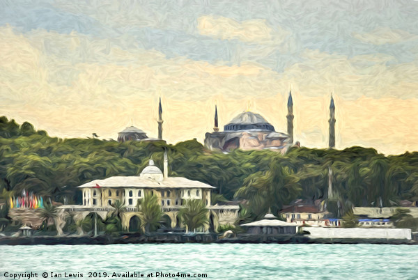 Minarets Of Istanbul Picture Board by Ian Lewis