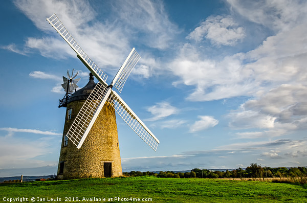 Great Haseley Windmill Picture Board by Ian Lewis