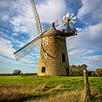 Buy canvas prints of The Windmill At Great Haseley by Ian Lewis