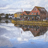 Buy canvas prints of Emsworth Harbour by Ian Lewis