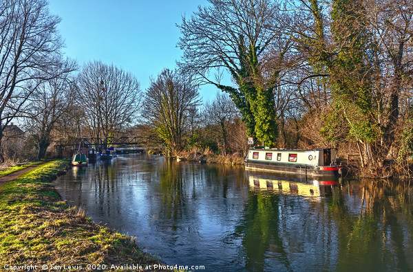 A Walk Along The Kennet Picture Board by Ian Lewis