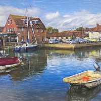 Buy canvas prints of Boats At Emsworth Harbour by Ian Lewis