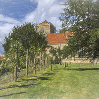 Buy canvas prints of Dorchester Abbey Oxfordshire Art by Ian Lewis
