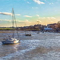 Buy canvas prints of Late Afternoon On The Deben by Ian Lewis