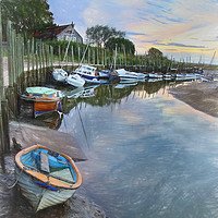 Buy canvas prints of Blakeney Harbour  by Ian Lewis