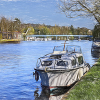 Buy canvas prints of The River Thames At Cookham by Ian Lewis