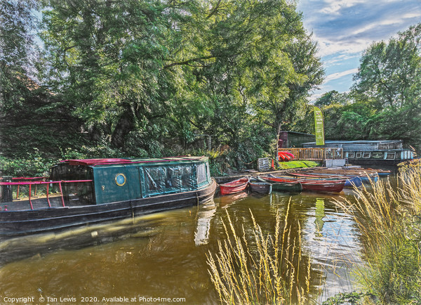 Moored Boats At Odiham Art Picture Board by Ian Lewis