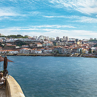 Buy canvas prints of Relaxing By The Douro in Porto by Ian Lewis