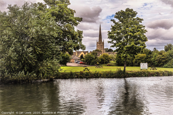Across The Thames At Lechlade Picture Board by Ian Lewis