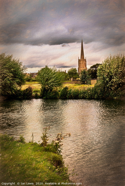 The Infant Thames At Lechlade Picture Board by Ian Lewis