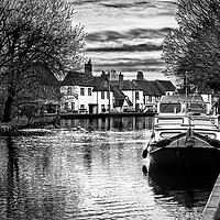 Buy canvas prints of West Mills by the Kennet and Avon by Ian Lewis