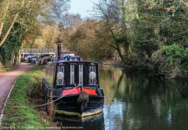 Boats On The Kennet and Avon Picture Board by Ian Lewis