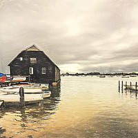 Buy canvas prints of The Harbour At Bosham by Ian Lewis