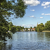 Buy canvas prints of Nearing Marlow on Thames by Ian Lewis