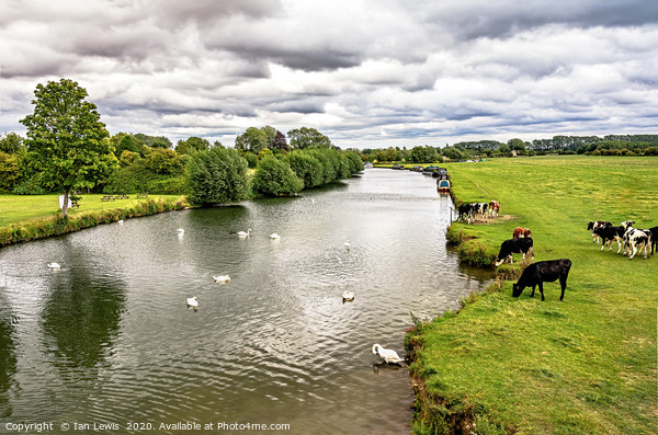 The View  From Halfpenny Bridge Picture Board by Ian Lewis