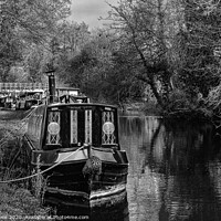 Buy canvas prints of Moored On The Kennet and Avon by Ian Lewis