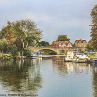Buy canvas prints of Abingdon Bridge Over The Thames by Ian Lewis