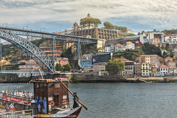 Across The Douro In Porto Picture Board by Ian Lewis