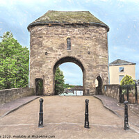 Buy canvas prints of Gateway To Monmouth Digital Art by Ian Lewis