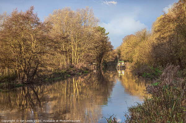 The Kennet and Avon in November Picture Board by Ian Lewis